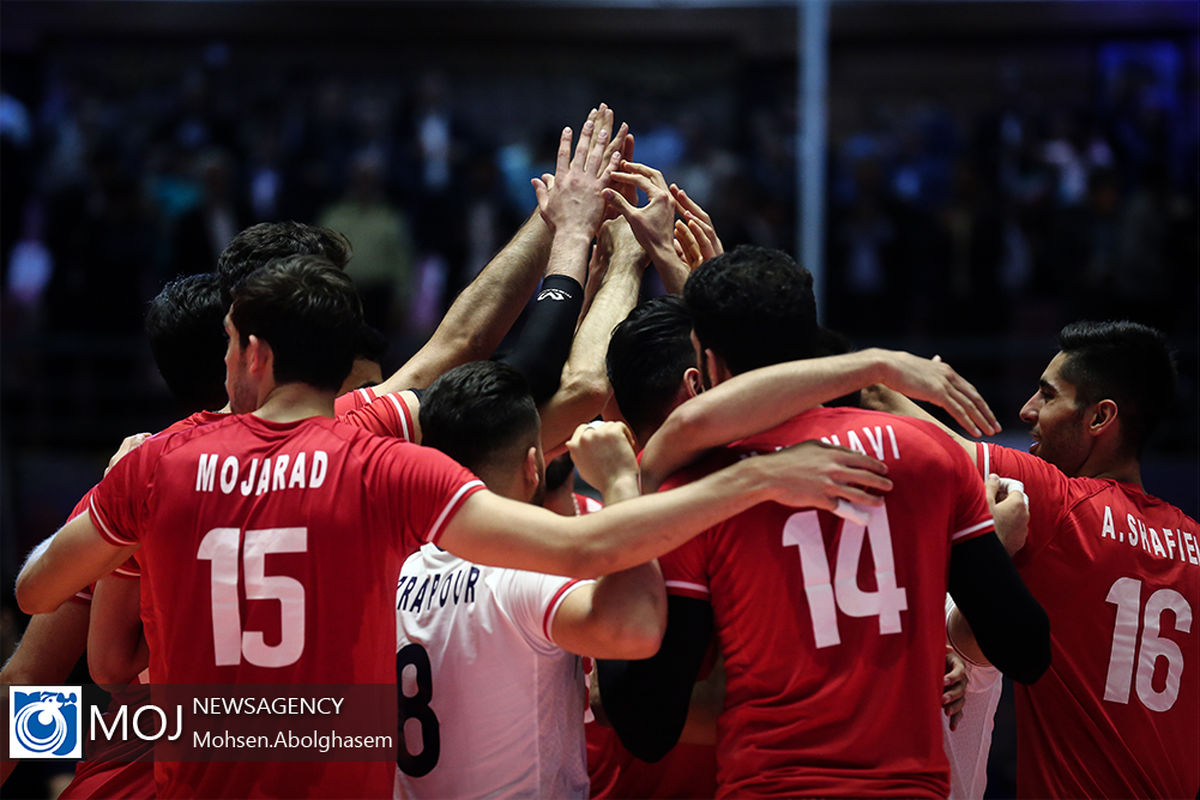 دیدار تیم های ملی والیبال ایران و استرالیا