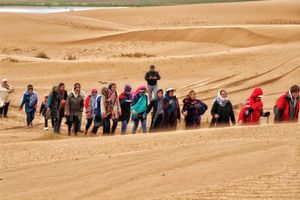 منطقه گردشگری کویر مرنجاب تعطیل شد