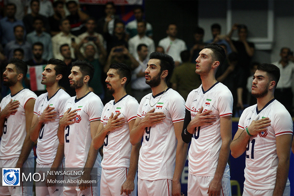 دیدار تیم های ملی والیبال ایران و روسیه