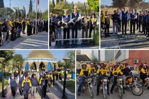 رژه ناوگان موتوری پست در ایلام برگزار شد