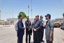 بازدید از فرودگاه بین‌المللی بندرعباس پس از جنگ تحمیلی سوم
