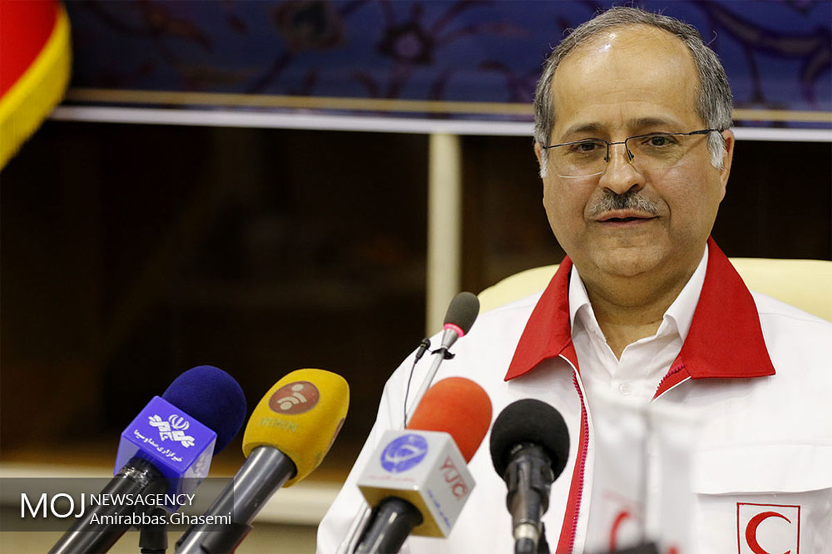 نشست خبری دبیرکل جمعیت هلال احمر/محمودرضا پیروی