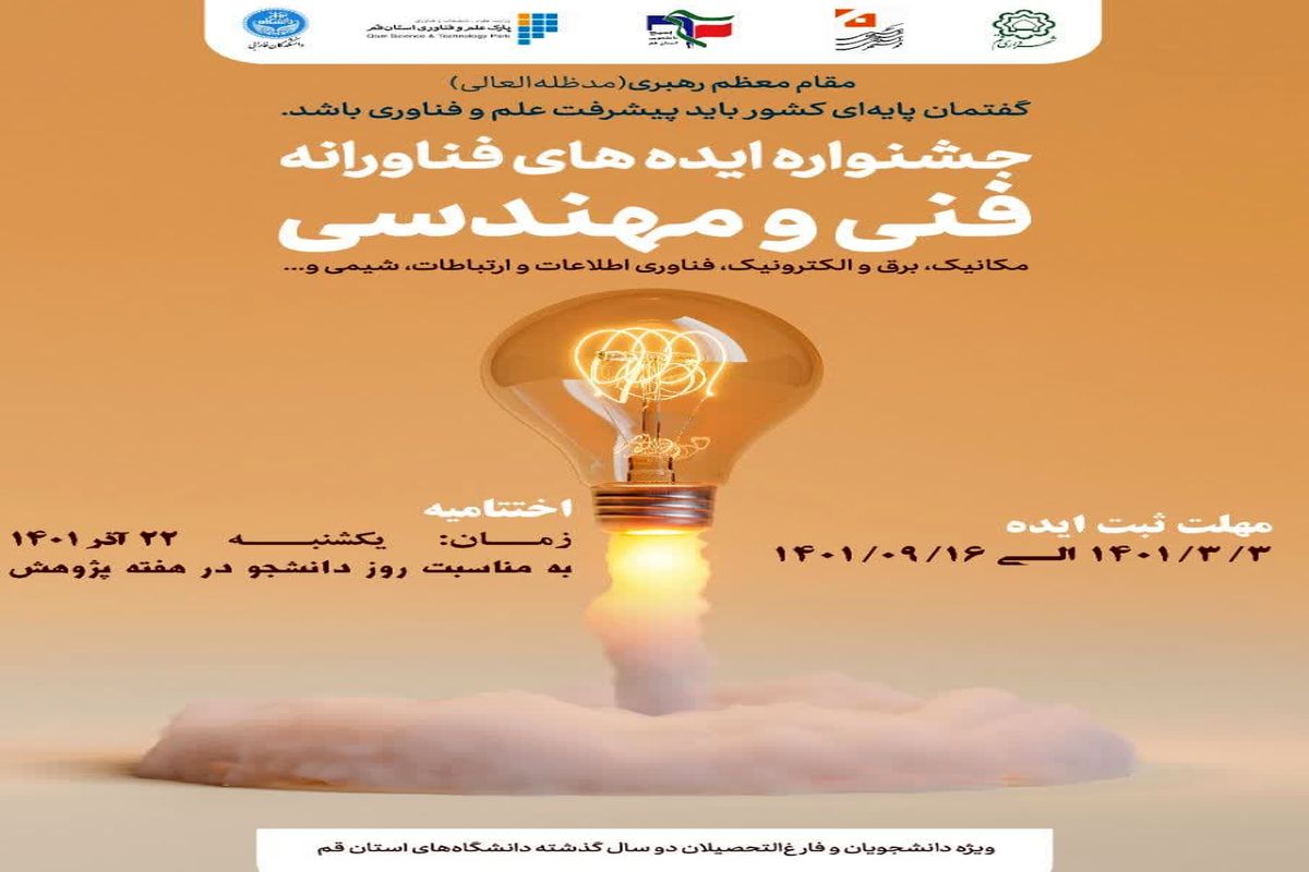 جشنواره‌های ایده‌های فناورانه فنی و مهندسی