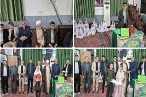 مسئولان نکا روزه خود را در کنار دانش‌آموزان روستای نودهک افطار کردند