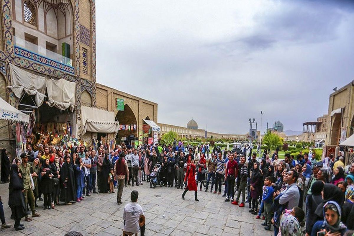 اصفهان- نقالی خوانی در نقش جهان