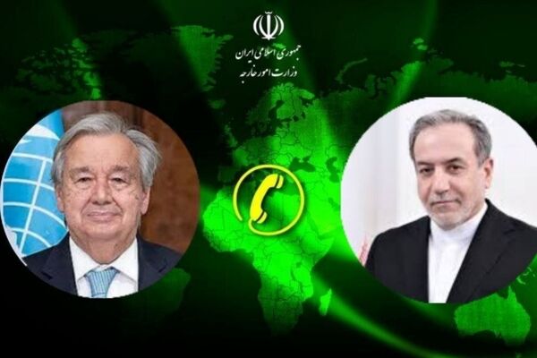 وزیر امور خارجه کشورمان با دبیرکل سازمان ملل گفتگو کرد