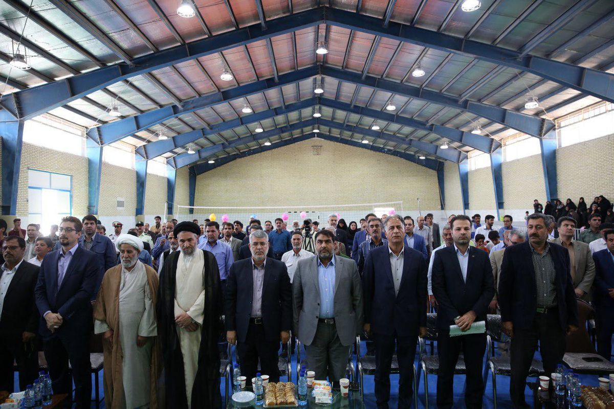 افتتاح سالن چند منظوره خمین