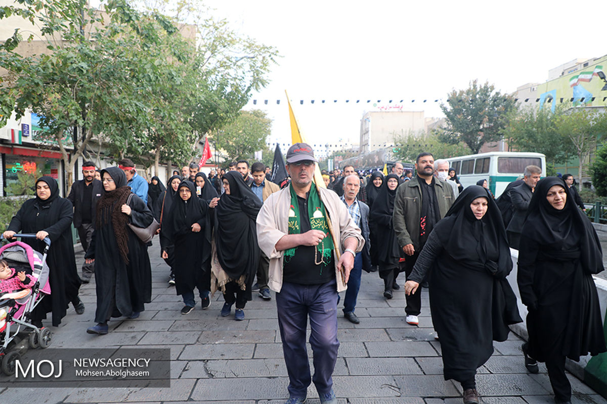 راهپیمایی جاماندگان اربعین حسینی در تهران (۲)