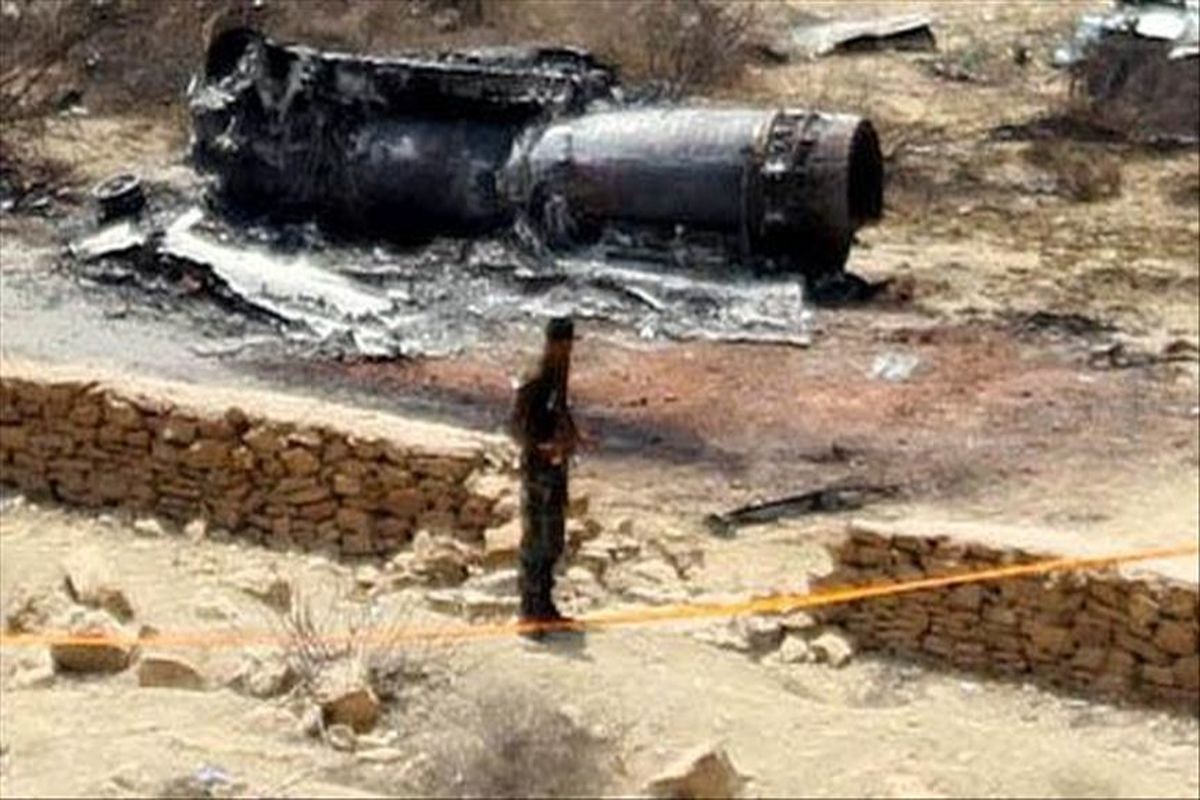 سقوط جنگنده ارتش پاکستان