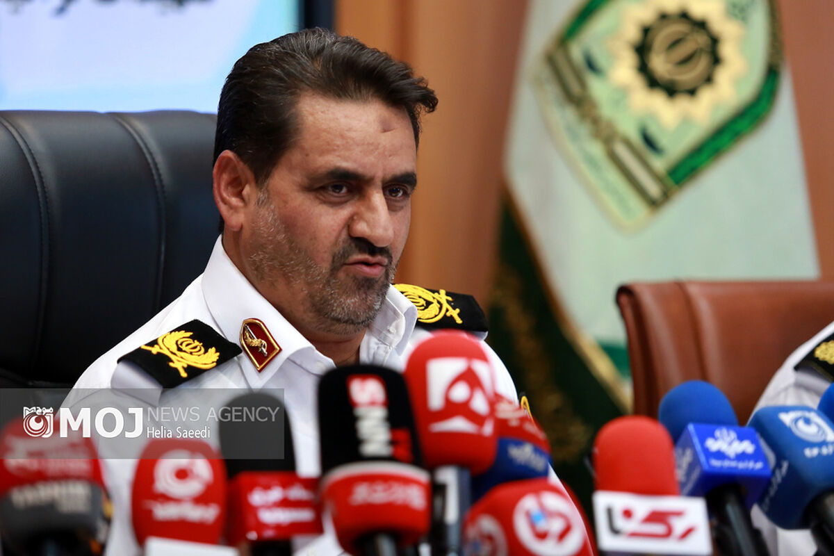 نشست خبری رئیس پلیس راهور تهران بزرگ