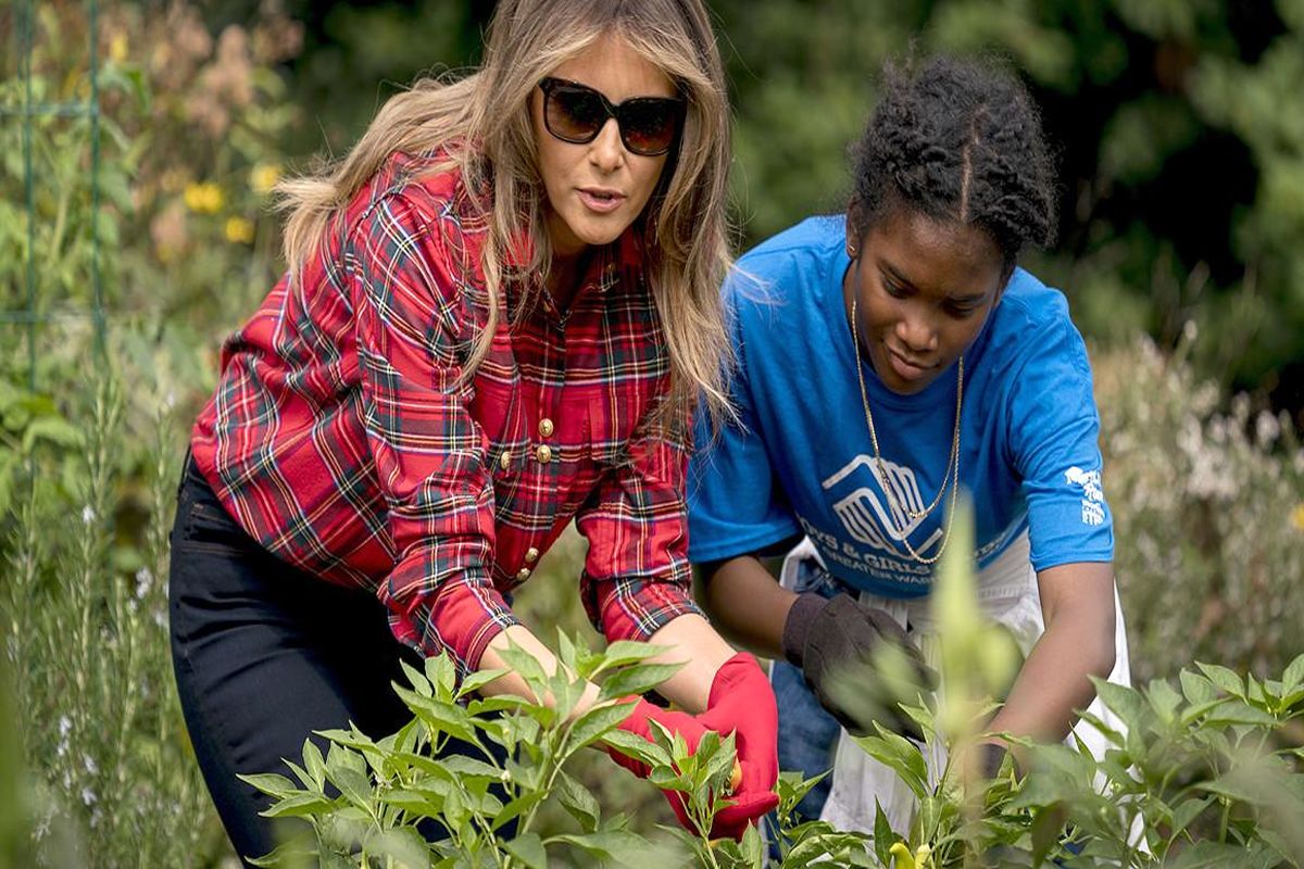 ملانیا در کاخ سفید