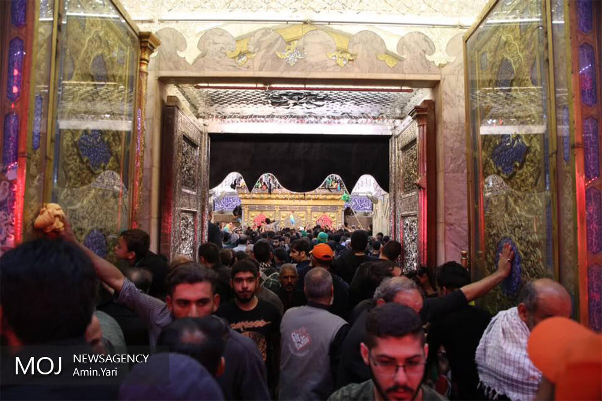 مراسم عزاداری اربعین حسینی در حرم مطهر حضرت عباس (ع)