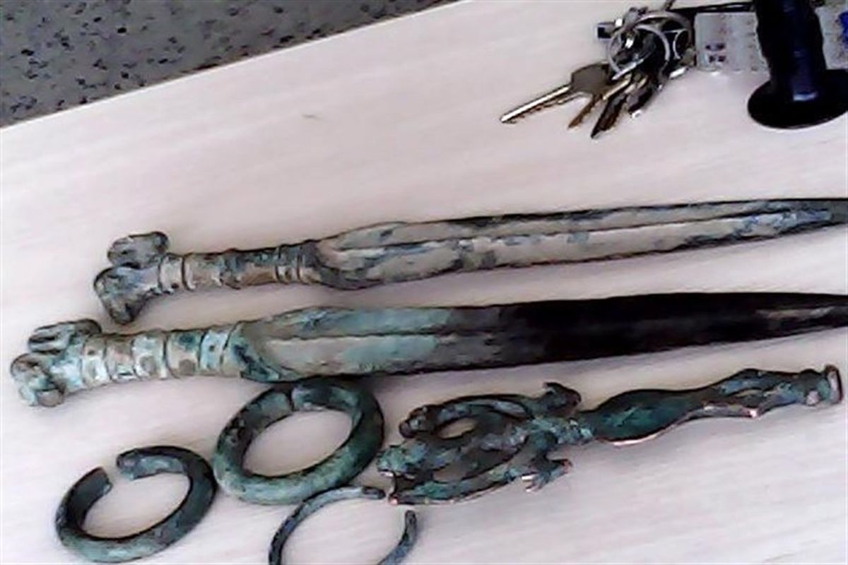 ۱۱ قلم عتیقه دوران هخامنشیان در گنبدکاووس کشف شد