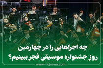 اینفوگرافیک/ اجراهای چهارمین روز جشنواره موسیقی فجر