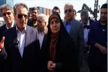 وزیر راه و شهرسازی از روند تخلیه و بارگیری کالاهای اساسی بندر شهید رجایی بازدید کرد