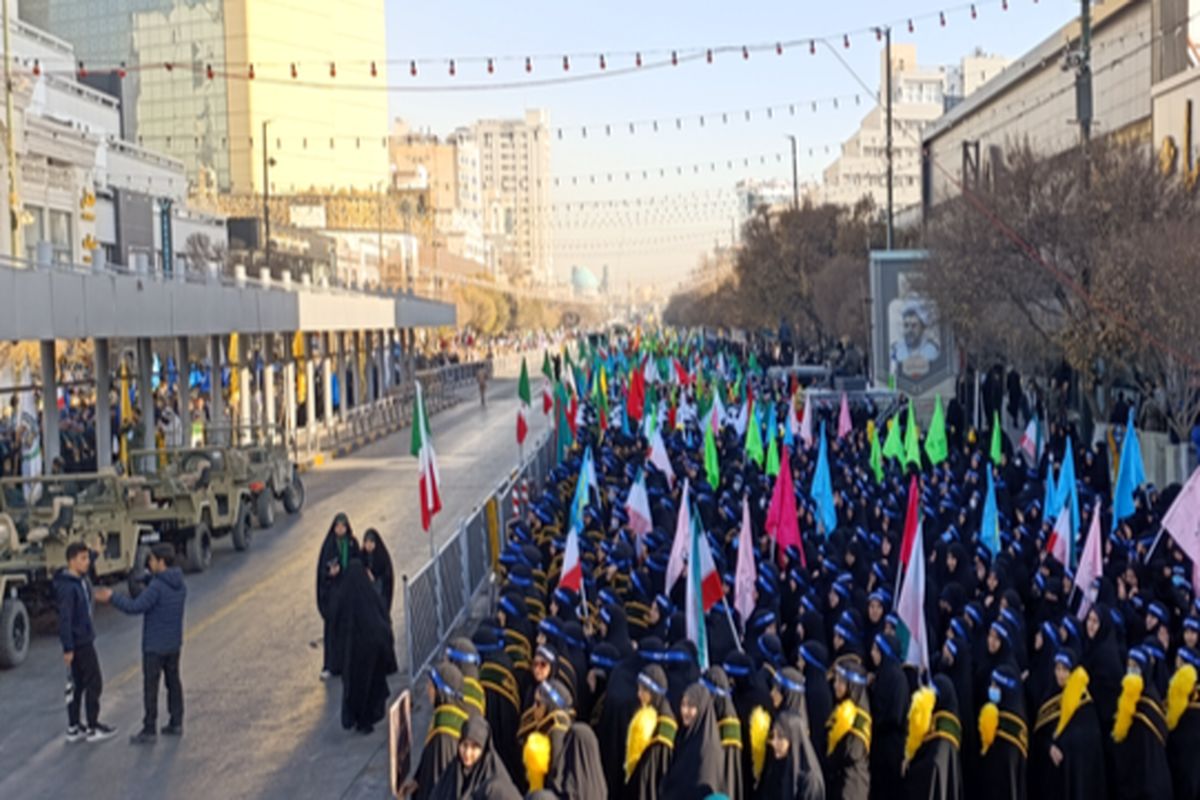 نیروهای بسیج در مشهد 