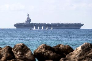 ناو هواپیمابر «جرالد آر. فورد» آمریکا وارد دریای کارائیب شد