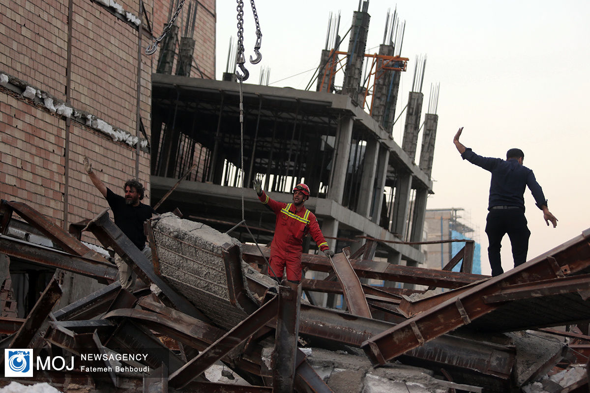 حادثه ریزش چند ساختمان در حال ساخت