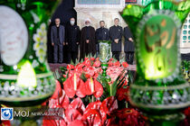 برگزاری آیین خطبه‌خوانی خادمان رضوی به یاد درگذشتگان حادثه بندرعباس 