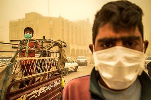 غلظت ذرات معلق در هوای زاهدان 881 میکروگرم بر مترمکعب است