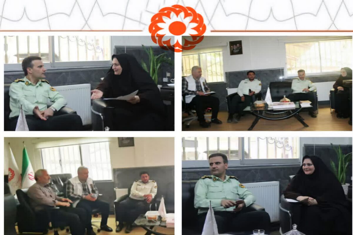 دیدار رئیس بهزیستی نکا با فرمانده انتظامی شهرستان