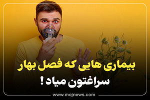 اینفوگرافیک/بیماری های فصل بهار 