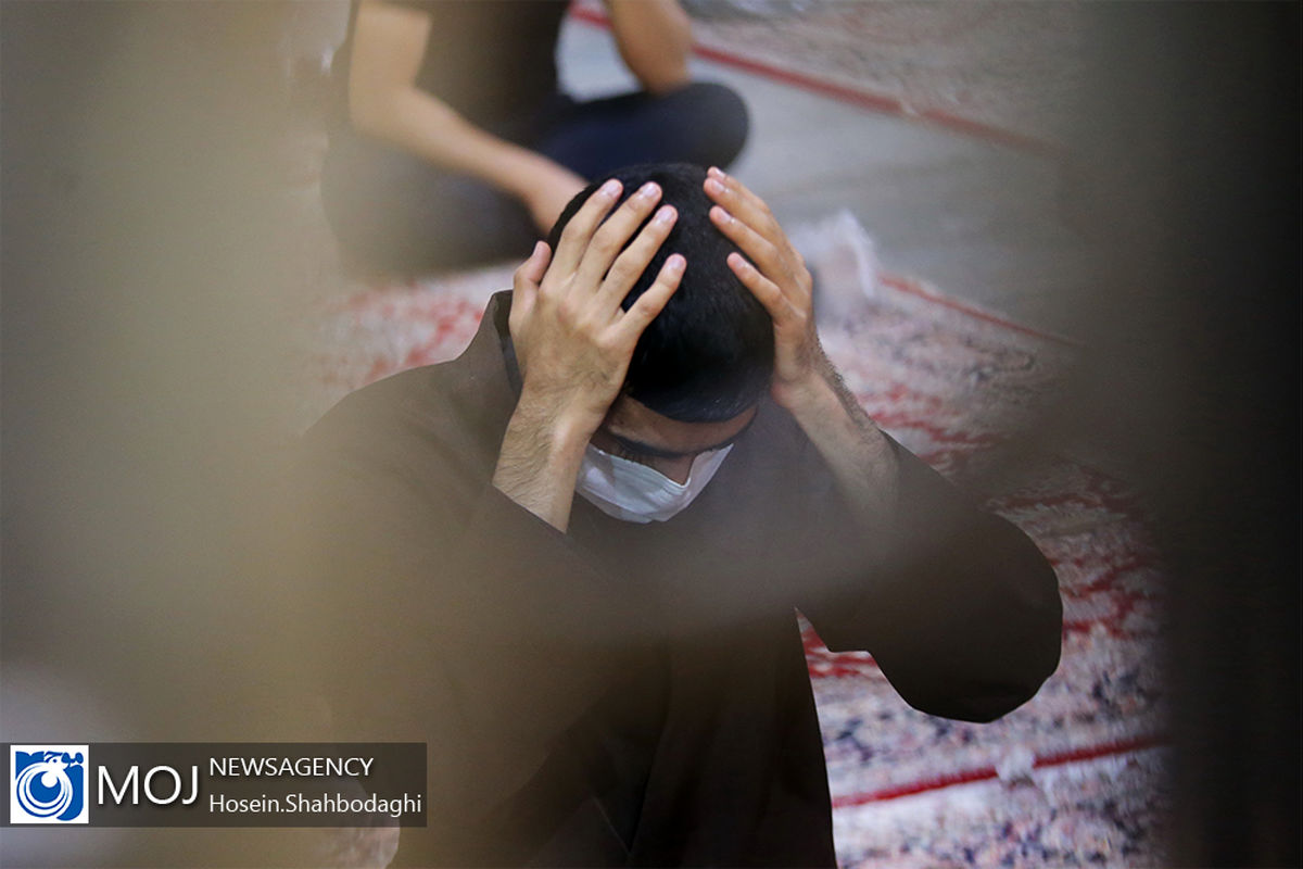 عزاداری شب هشتم ماه محرم در جوار کریمه اهل بیت (س)