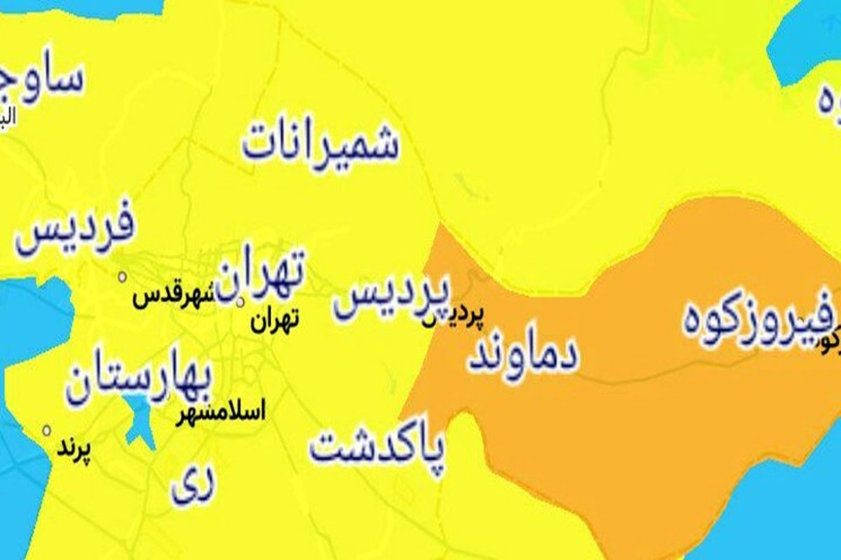 نقشه کرونایی