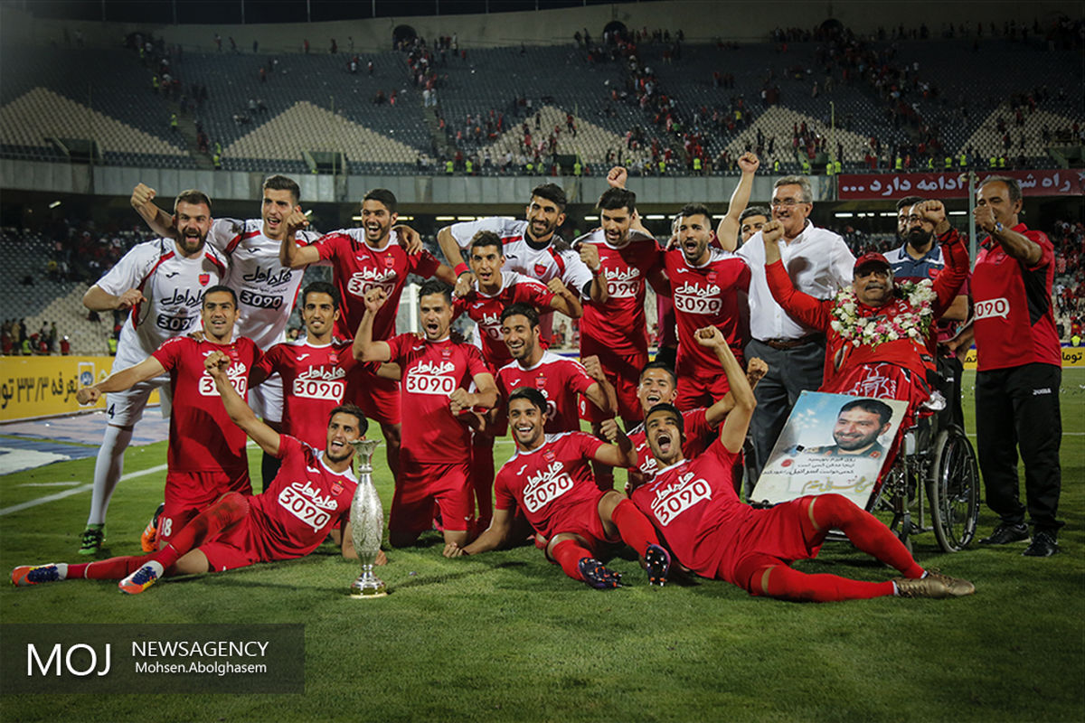 جشن قهرمانی پرسپولیس در سوپرجام