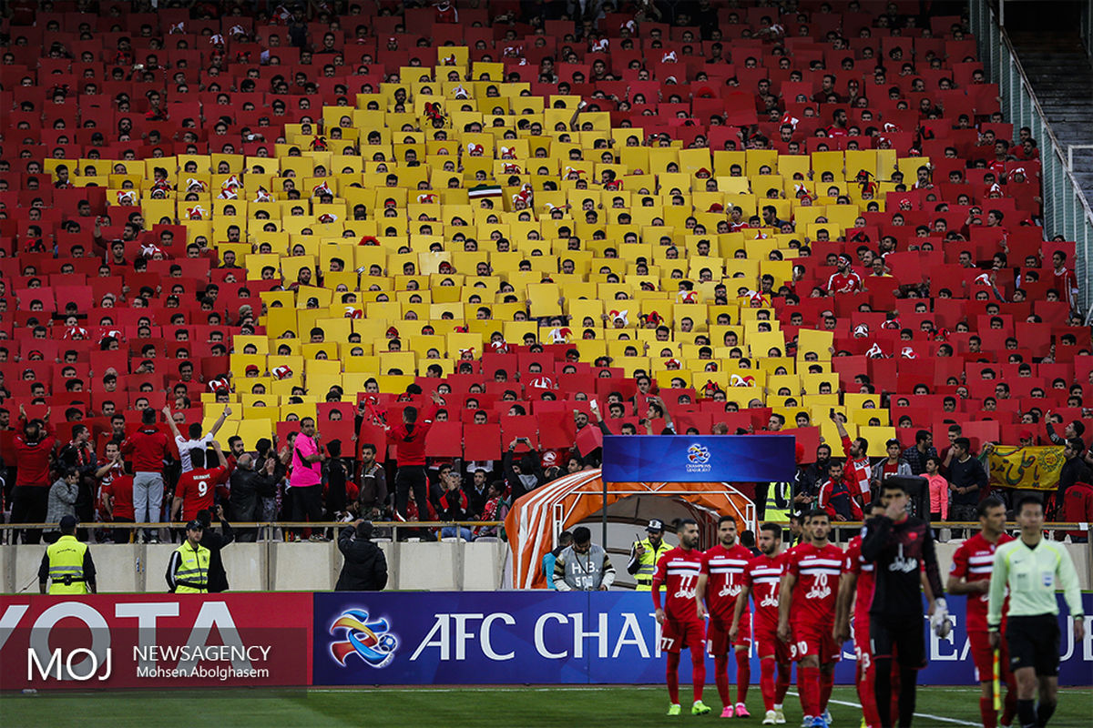 دیدار تیم های فوتبال پرسپولیس ایران و الریان قطر