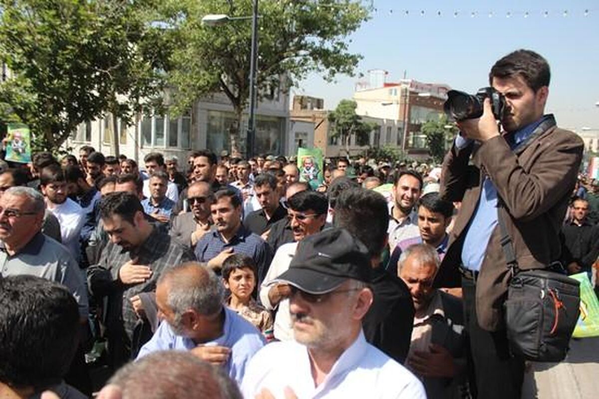 تشییع پیکر مطهر شهید مدافع حرم