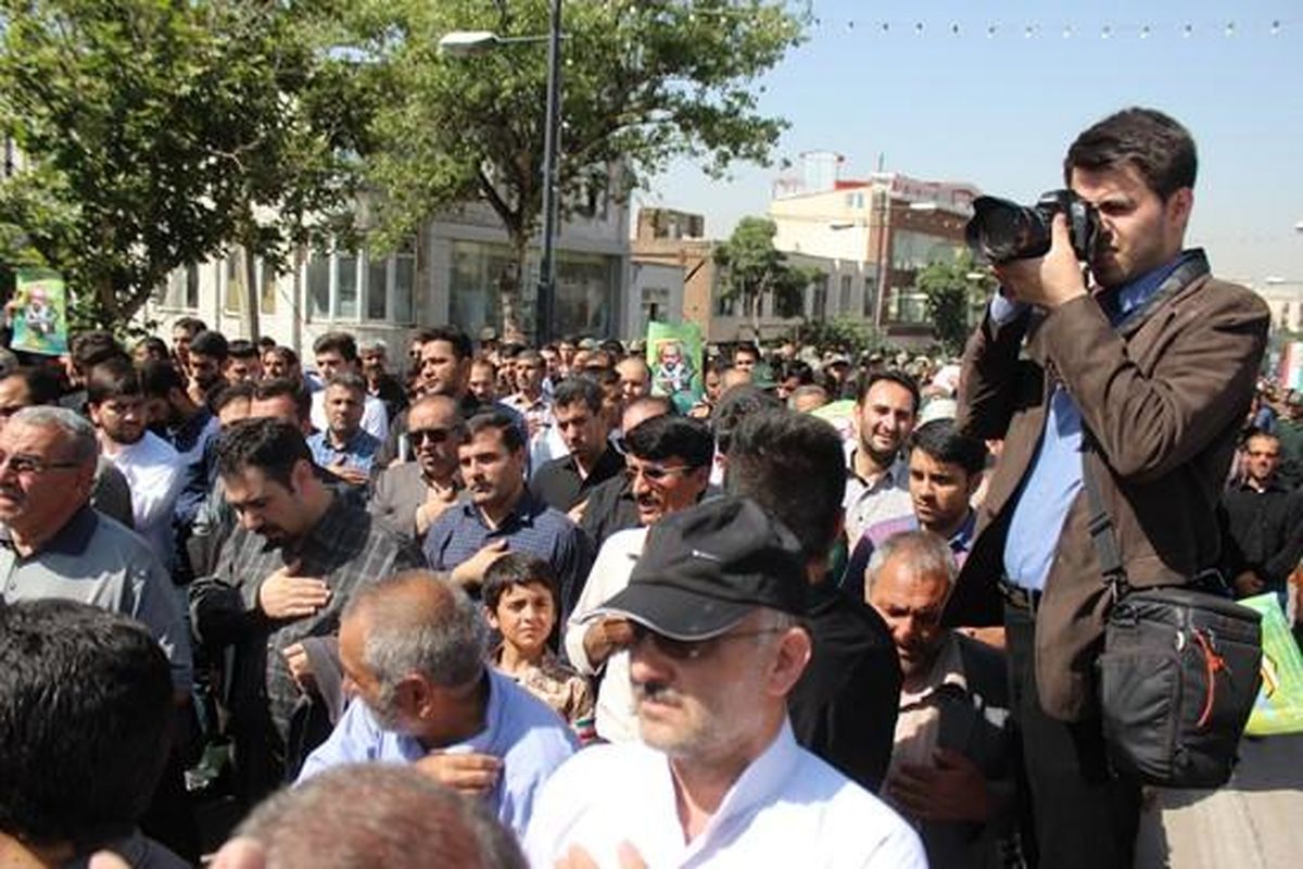 تشییع پیکر مطهر شهید مدافع حرم