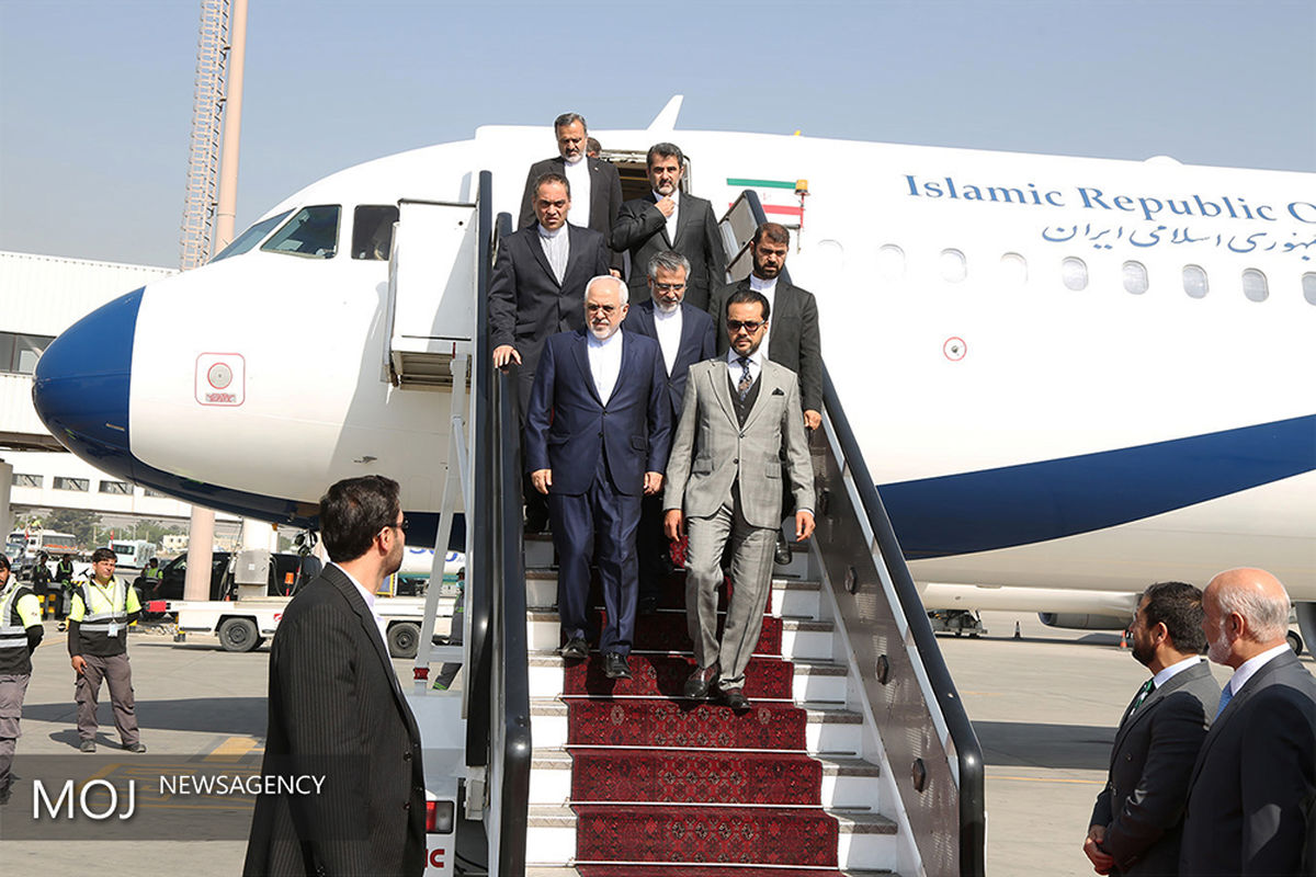 سفر ظریف و هیات همراه به کشور افغانستان