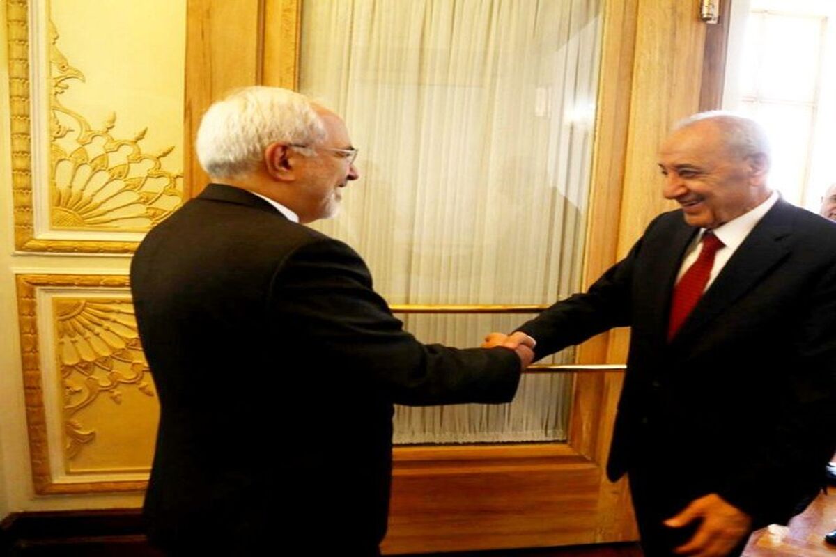 ظریف با رییس مجلس لبنان