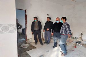 بازدید سردار شاهچراغی از روند احداث منازل زلزله زدگان در سی سخت