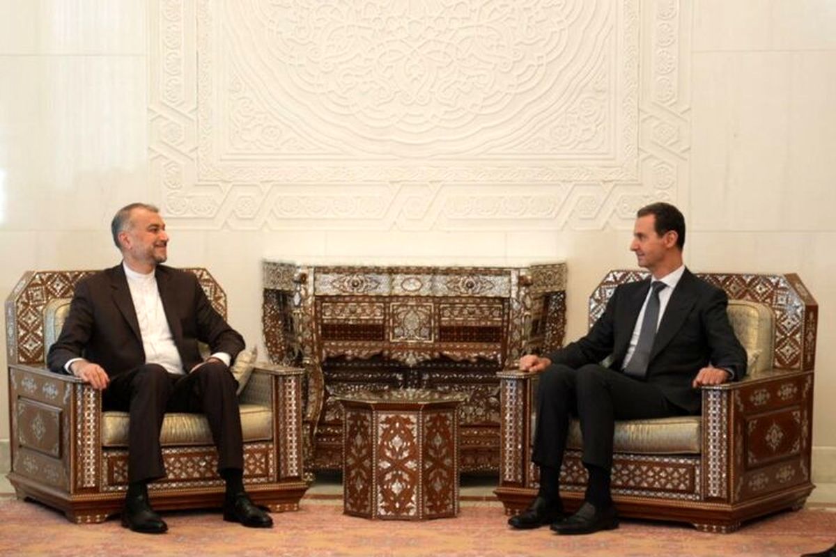 امیرعبداللهیان در دیدار با بشار اسد