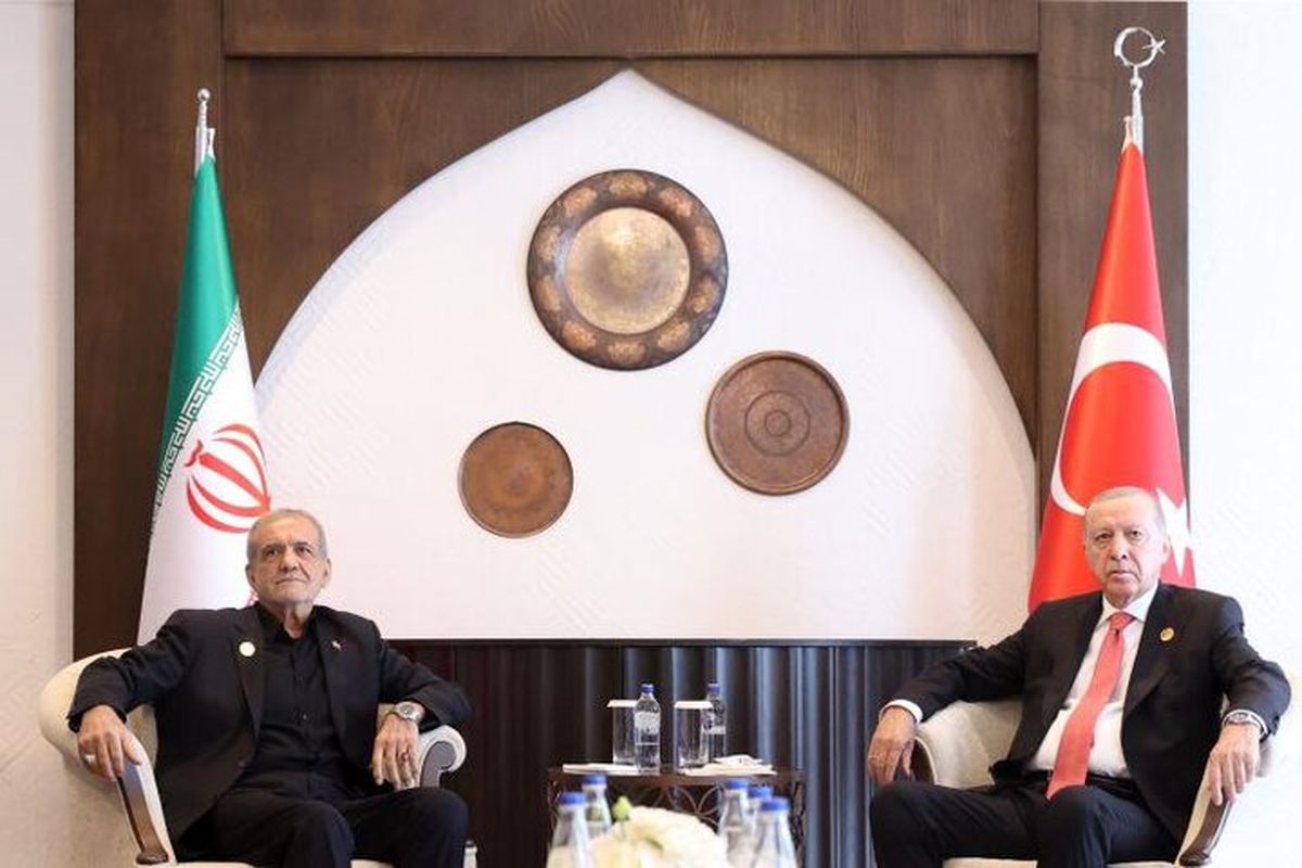 رجب طیب اردوغان و مسعود پزشکیان
