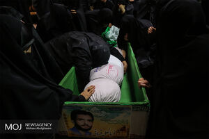 وداع با پیکر شهید فرمانعلی قربانی پس از ۳۶ سال