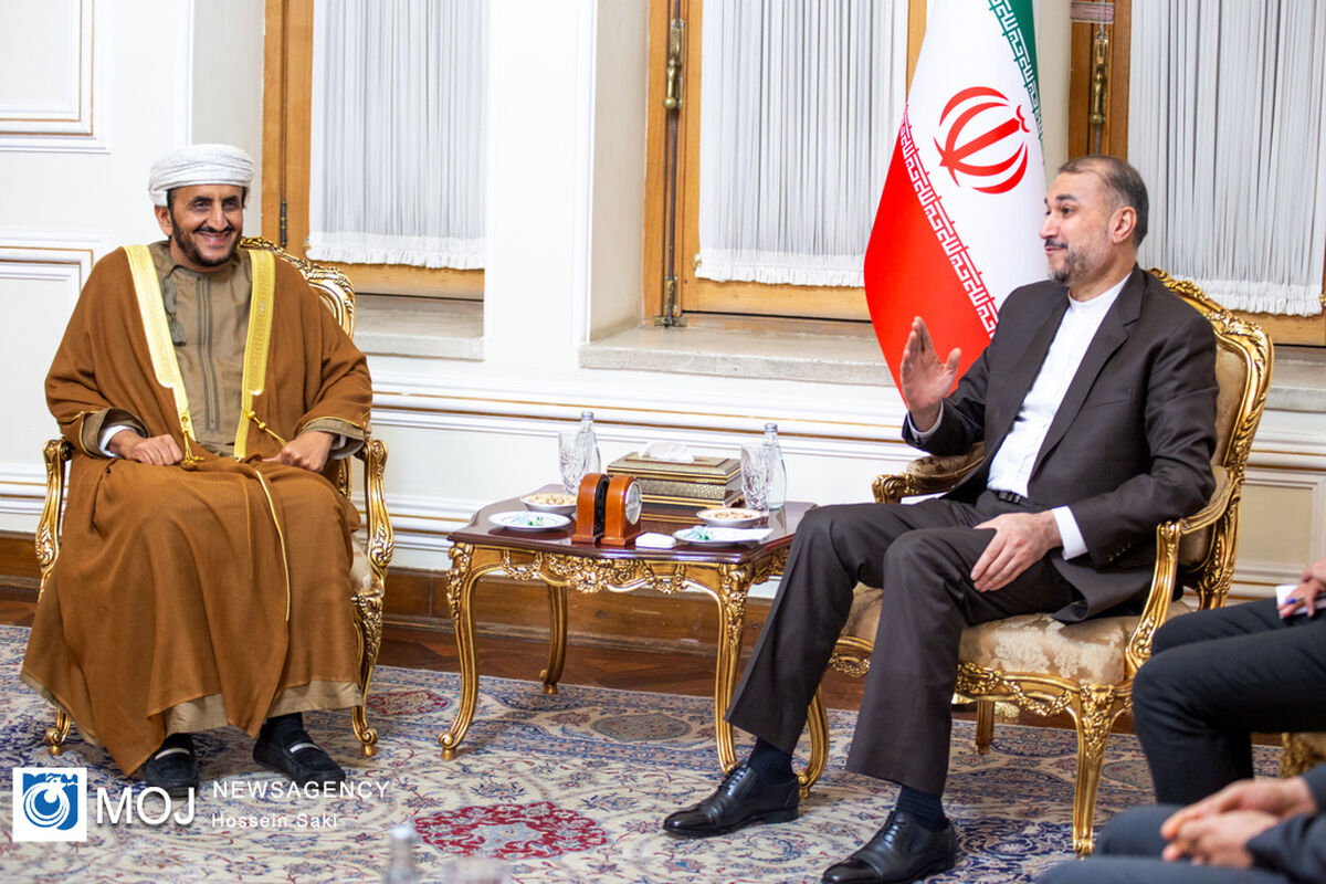 دیدار معاون وزیر خارجه سلطنت عمان با دکتر امیرعبداللهیان، وزیرامور خارجه جمهوری اسلامی ایران