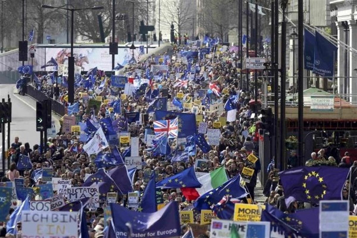 تظاهرات لندن