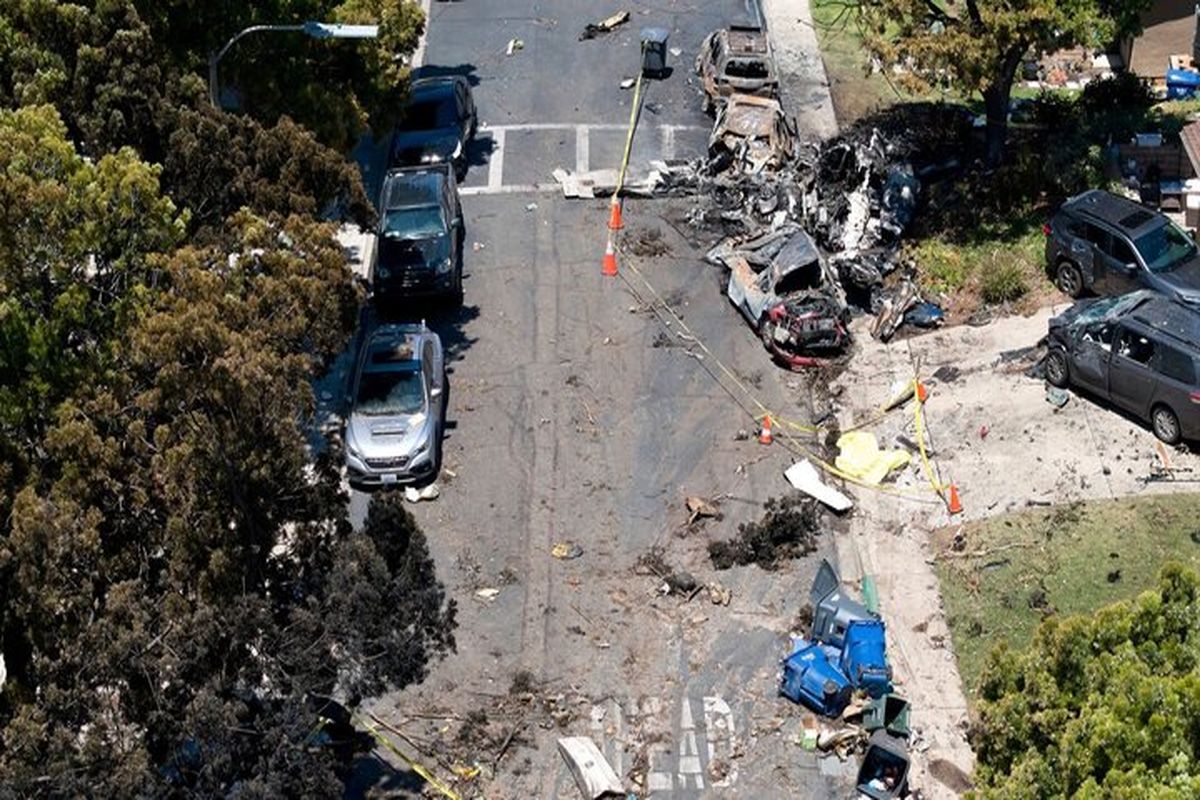 تمام ۶ سرنشین سقوط هواپیما در آمریکا جان باختند