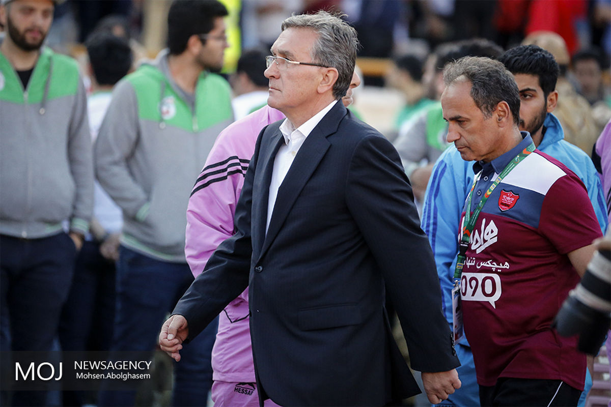 برانکو ایوانکوویچ قبل از دیدار تیم پرسپولیس مقابل پدیده