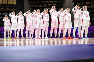 سلام نظامی اعضای تیم بسکتبال بانوان ایران + فیلم