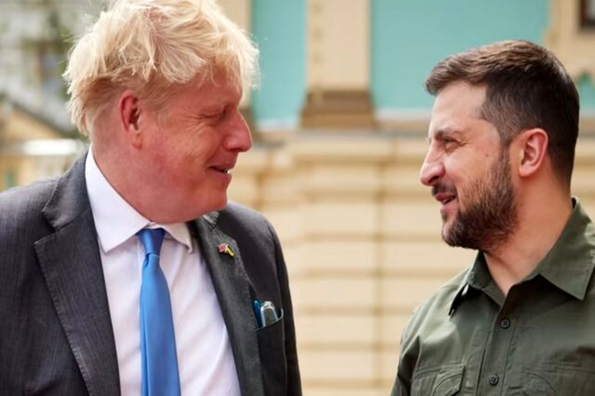 زلنسکی خطاب به جانسون