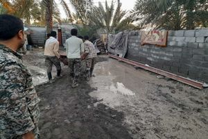 امدادرسانی به مناطق سیل‌زده میناب