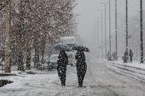 برف اردبیل را سفید پوش کرد