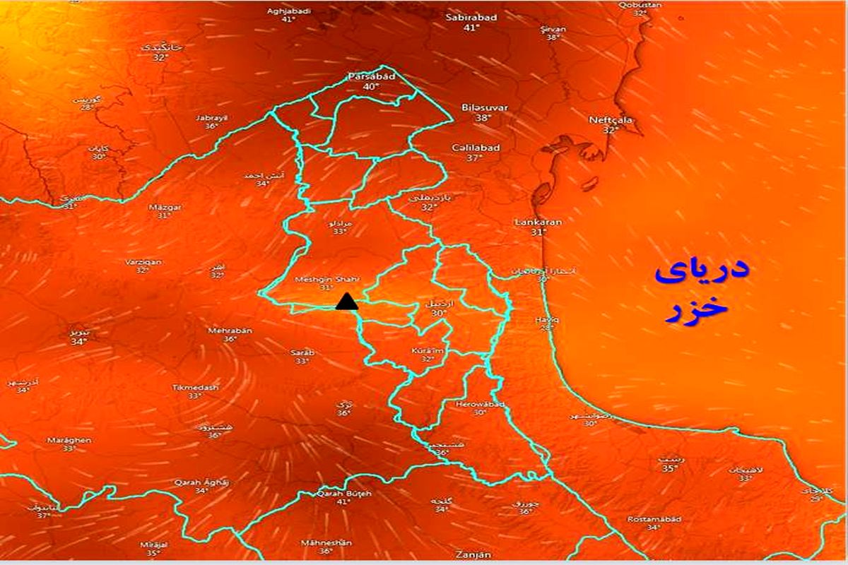 تداوم هوای گرم در اردبیل