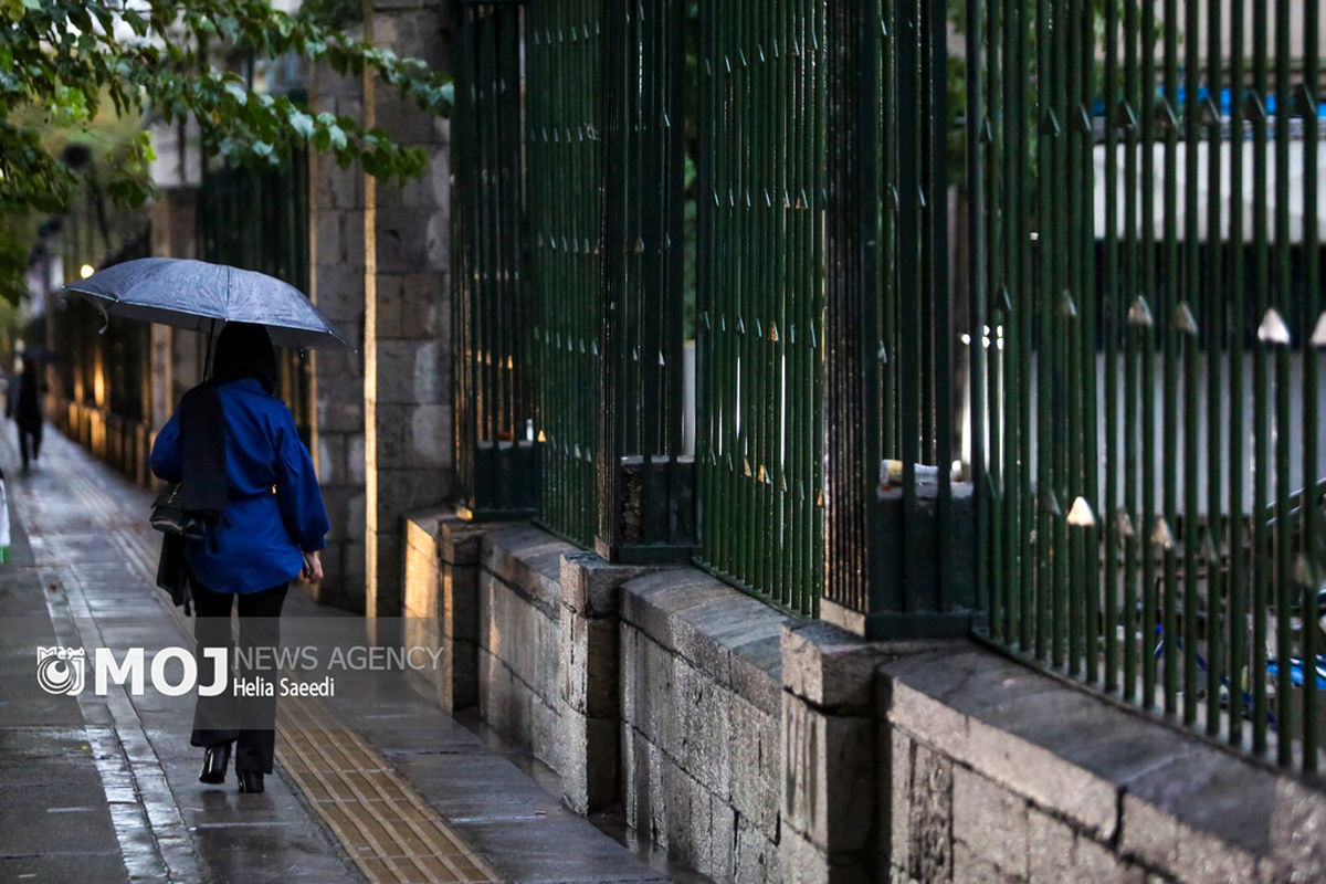 باران پاییزی تهران