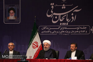 جلسه توسعه و برگزیدگان استان آذربایجان شرقی با حضور رییس جمهوری