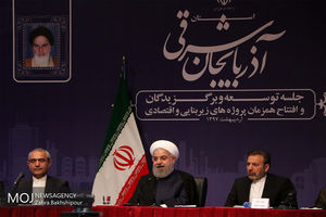 جلسه توسعه و برگزیدگان استان آذربایجان شرقی با حضور رییس جمهوری